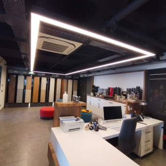 Şişli Now Bomonti'de Şık Dekorasyonlu Net 268 m² Kiralık Ofis
